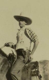 RPPC North Branch KS Kansas Postcard Cowboy Vernon Lemley Susie Horse