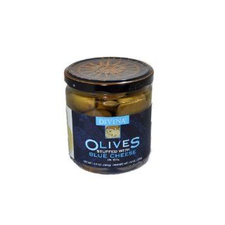 Divina, Olive stuffed with bleu cheese 12.9oz: Grocery