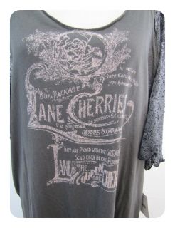  retail 88 s hort dolman sleeves scoop neck graphic tee front pull over