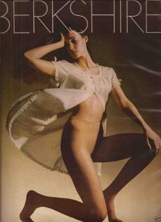 Hosiery Advertisement Berkshire Pantyhose 1973