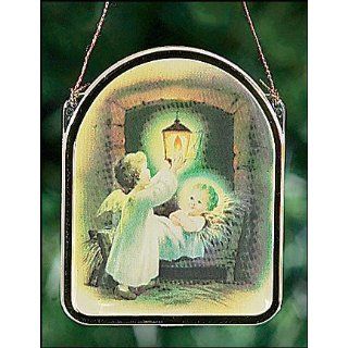 Angel With Baby Jesus Dome Ornament (96 Pack): Everything