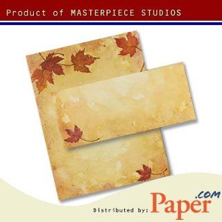 Masterpiece Fall Leaves Letterhead   8.5 X 11   100 Sheets