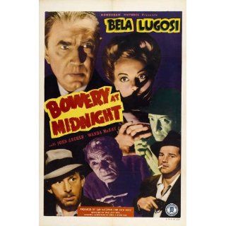 Bowery at Midnight Framed Poster Movie 11 x 17 Inches