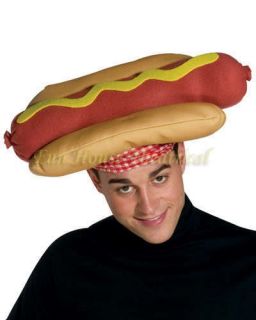 Large Jumbo Hot Dog Weiner Hat Halloween Costume Accessory Party 1928