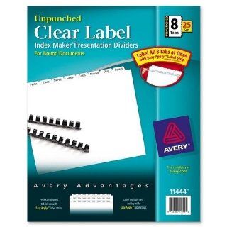 Avery Consumer Products Index Maker, Laser, Unpunched, 8