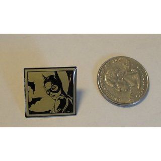Vintage Enamel Pin  Batman Catwoman 