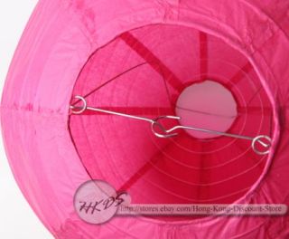 4X 12 Chinese Hot Pink Fuschia Paper Lantern Wedding Party Lamp