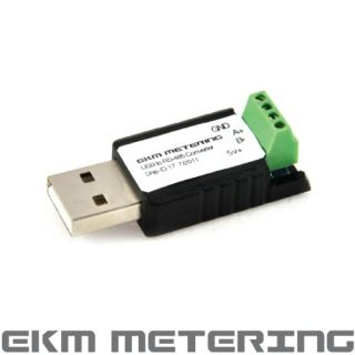 RS 485 to USB Converting Record kWh Meter Data Save Energy Money