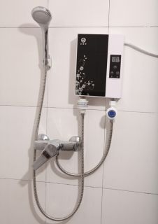 Electric Hot Water Heater Shower LCD Screen System Instant Hot Shower