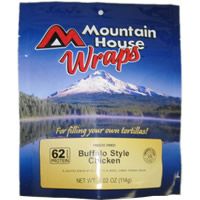 mountain house freeze dried buffalo style chicken wrap entree will
