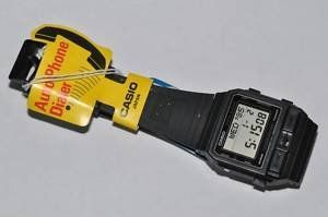 Casio Dba 80 Phone Dialer Super Light Watch Data Bank Black Limited