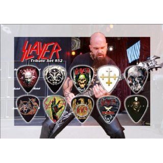 Slayer Guitar Pick Display   Premium Celluloid Tribute Set