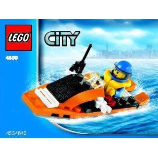 Lego City Mini Figure Set #4898 Coast Guard Boat (Bagged