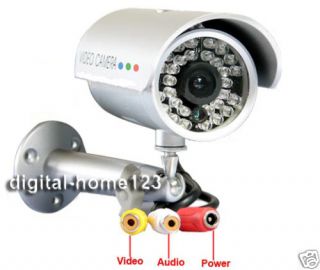 30LED Color Audio Video D N Security CCTV Camera Home