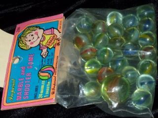 SEALED Bag of Imperial Marbles Shooter Game Cat Eyes