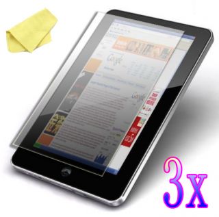 3X 7 inch Screen Protector 7 Ematic EB104 eBook Reader Pre Funtab