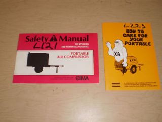 Safety Manual How to Care Portable Air Compressor SM64