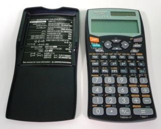 Sharp El 506W Scientific Calculator Advanced D A L w Cover Used