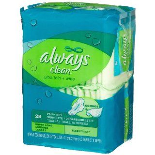 Always Clean Super Ultra Thin Pad With Flexi wings And