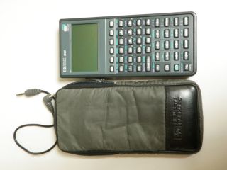 HP 48GX Graphic Calculator Case 128K RAM