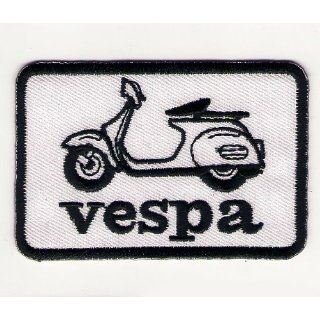 Vespa Logo Symbol Sign Embroidered Sew on Iron on Patch