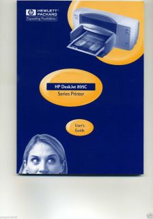 HP Deskjet 895C Printer Users Guide Book Manual