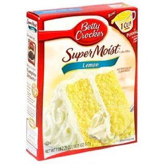 Betty Crocker Super Moist Lemon Cake Mix 18.25 oz Grocery