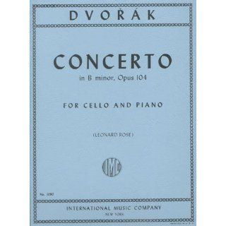 Dvorak, Antonin   Concerto in b minor, Op. 104   Cello and