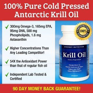 Everest Nutrition Krill Oil   100% Pure Cold Pressed