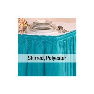 Polyester Shirred Table Skirting (SOLD PER FOOT) [Set of 2