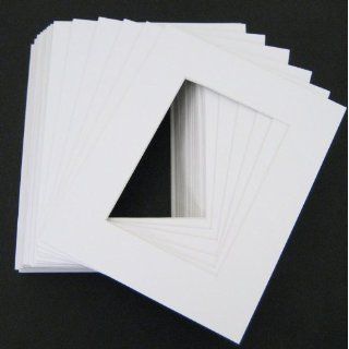 100 Pcs of 5x7 WHITE Picture Mats Mattes Matting for 4x6