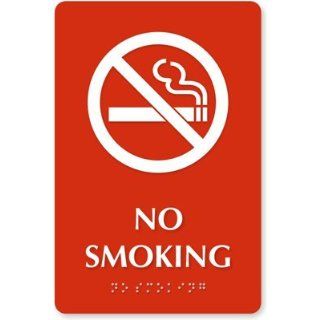 No Smoking (No Smoking Symbol, Tactile Touch Braille