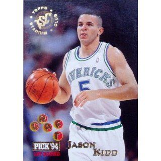 Jason Kidd 1994 95 Topps Stadium Club Draft Pick 94 NBA