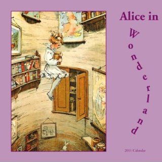Alice in Wonderland 16 Month Multi lingual Wall Calendar