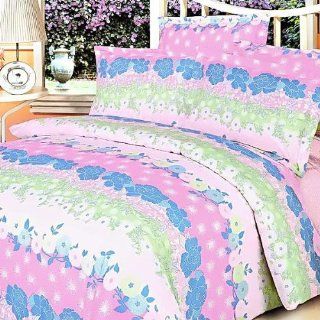 Blancho Bedding   [Pink Kaleidoscope] 100% Cotton 5PC