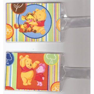 Set of 2 Luggage Tags Made with Disney Winnie the Pooh