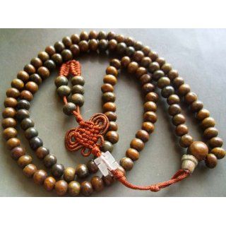 108 Sandalwood Beads Tibet Buddhist Prayer Mala Necklace