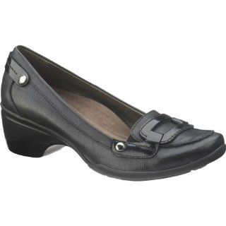 Womens Hush Puppies Regnant (9 M in Black Leather) Shoes