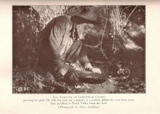 RARE 1937 Death Valley Prospectors Gold Mining Shoshone Indians
