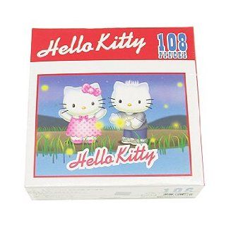  Puzzle   Sanrio Hello Kitty Puzzle Playset (108 Pieces): Toys & Games