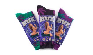 HUF Plant Life Socks Assorted Colors 420 Black Green Purple Free
