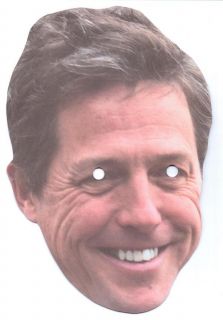 Hugh Grant Celebrity Party Mask Fun for Stag Hen Parties