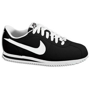 Nike Cortez Leather 06   Womens   Running   Shoes   Black/White