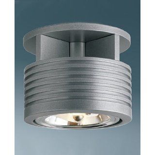 Gamma 111 ceiling light   stainless steel, glass plate
