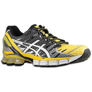 ASICS® Gel   Kinsei 4   Mens   Running   Shoes   Cyber Yellow/White