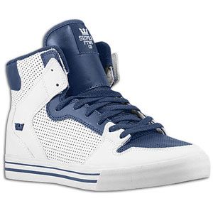 Supra Vaider   Mens   Skate   Shoes   White/White/Navy