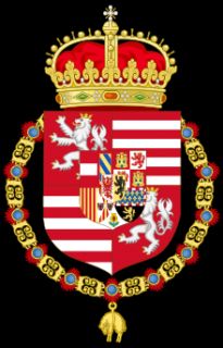 Coat of arms of Ferdinand I as King of Hungary and Bohemia