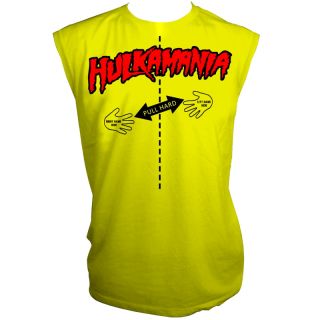 Hulk Hogan Hulkamania Pull Hard Adult Tank Top Shirt