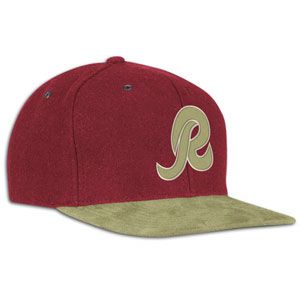 Mitchell & Ness NFL Winter Suede Leather Strap Hat   Mens   Redskins