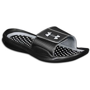 Under Armour Playmaker II Slide   Mens   Casual   Shoes   Black